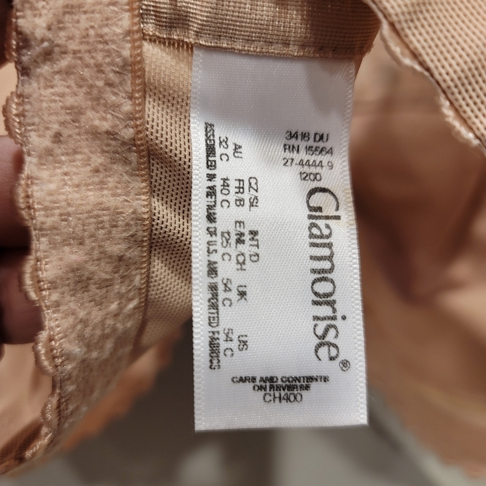 Sz 54C Cafe Glamorise MagicLift Front-Closure Support Bra - Picture 4 of 7